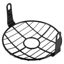 Motorcycle headlight guard retro mesh design 1 piece