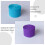 Rolos de papel crepom multicoloridos (6 rolos) 3
