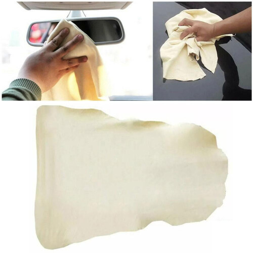 Chamois Car Cleaning Cloth Absorbent Reusable 1 Piece 1