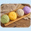 Paarse dumpling knuffel met stoomdoos 3