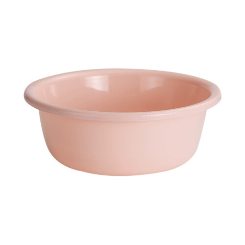 Round Thickened Plastic Wash Basin – Large Laundry, Foot/Vegetable Washing, Stackable Dishpan for Dorm & Camping 1