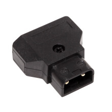 Conector macho D-Tap para câmera, reconectável, para montagem em V, cabo de alimentação de filmadora, bateria de câmera Anton.