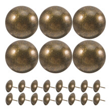 Conjunto de 30 tachinhas decorativas de ferro antigo para estofamento, sofá, cortiça e decoração DIY – Compatíveis com estilos vintage.