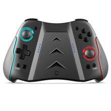 Mandos inalámbricos IPEGA Batman para Nintendo Switch: vibración, ranura para tarjeta de juego, macro, reemplazo ergonómico para Joy-Con.