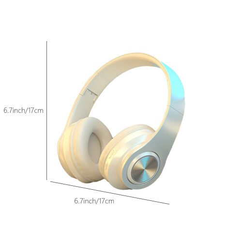 Ακουστικά Bluetooth5.1, Ενσύρματα/Ασύρματα 2 σε 1, 8 ώρες αναπαραγωγής, Πτυσσόμενα, για 2