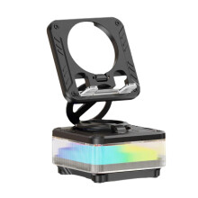 Cainteoir Ilfheidhmeach Bluetooth5.3 agus Sealbhóir Fóin Soilse LED RGB Cáilíocht Fuaime HiFi