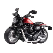 Kids Car Model Motorcycle Model Toys Pull Back Toy Car with Sound and Lights Suitable for Boys and Girls