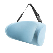Car Neck Pillow UShape Memory Foam Headrest Ergonomic Support For Children Booster Seats Travel Toddler Vehicles Blue