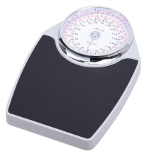 Mechanical Bathroom Scale No Battery Required with EasyRead Precision Dial and Durable Metal Platform