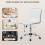 Lacoo Task Chair Καρέκλα Γραφείου με Μεσαία Πλάτη, Χωρίς Μπράτσα, Περιστρεφόμενη 5