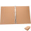 Κάλυμμα Κλασέρ OUNONA Kraft Paper A4Ring Ανοιχτό Καφέ για Οικιακή Χρήση με Ασφαλή 6