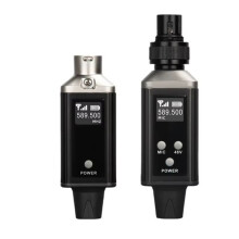UHF Wireless Transmission Adapter for XLR Mic Audio Transmitter and Receiver for Microphones, Guitars, Tuners