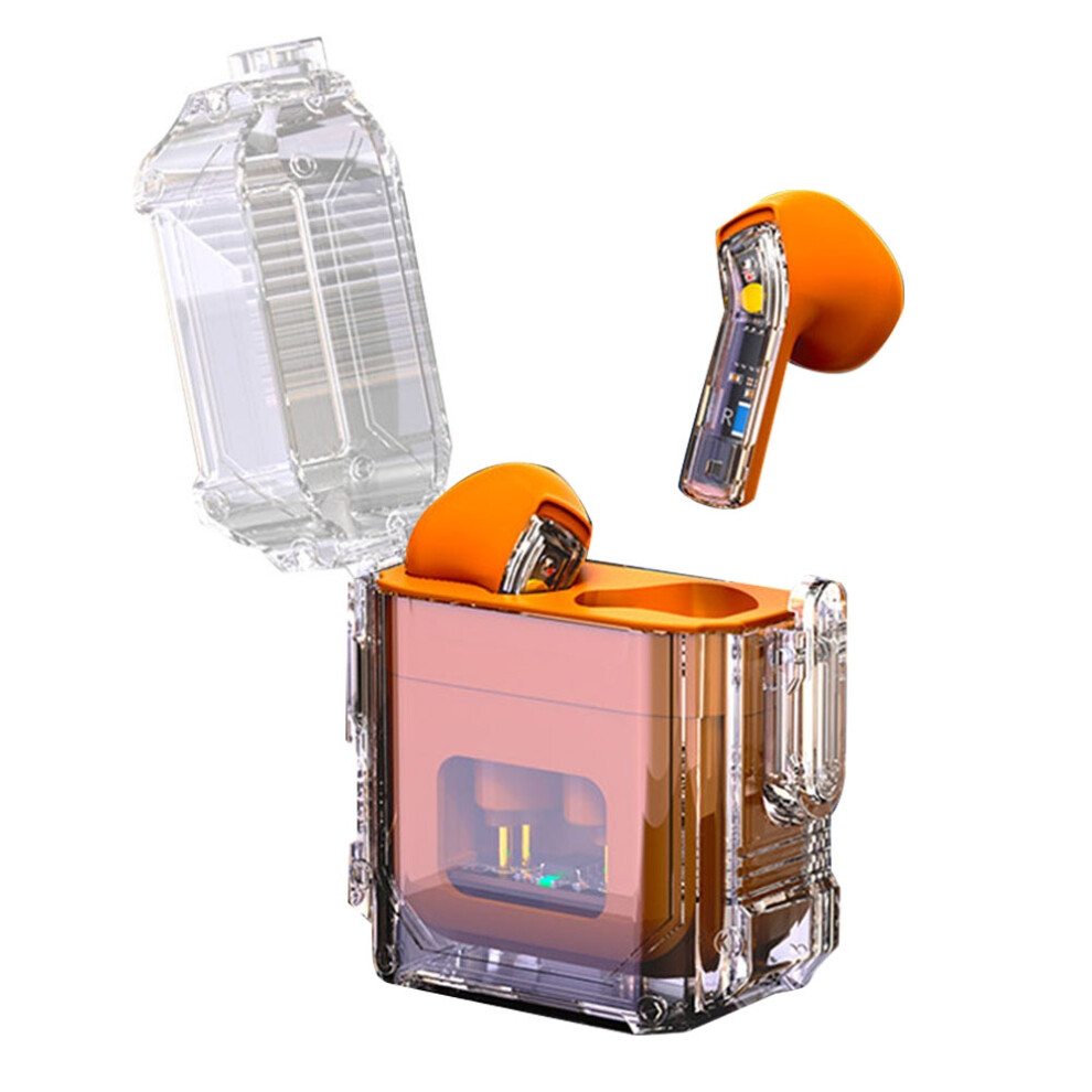 Transparent Touch Headphone Wireless Noise Cancelling Earbuds 5.3 Bass Stereo Earbud Waterproof Sport A 4712511034516