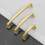 Kitchen Cabinet Handles Brushed Gold 3.75 Inch 10 Pack 6