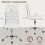 Lacoo Task Chair Καρέκλα Γραφείου με Μεσαία Πλάτη, Χωρίς Μπράτσα, Περιστρεφόμενη 6
