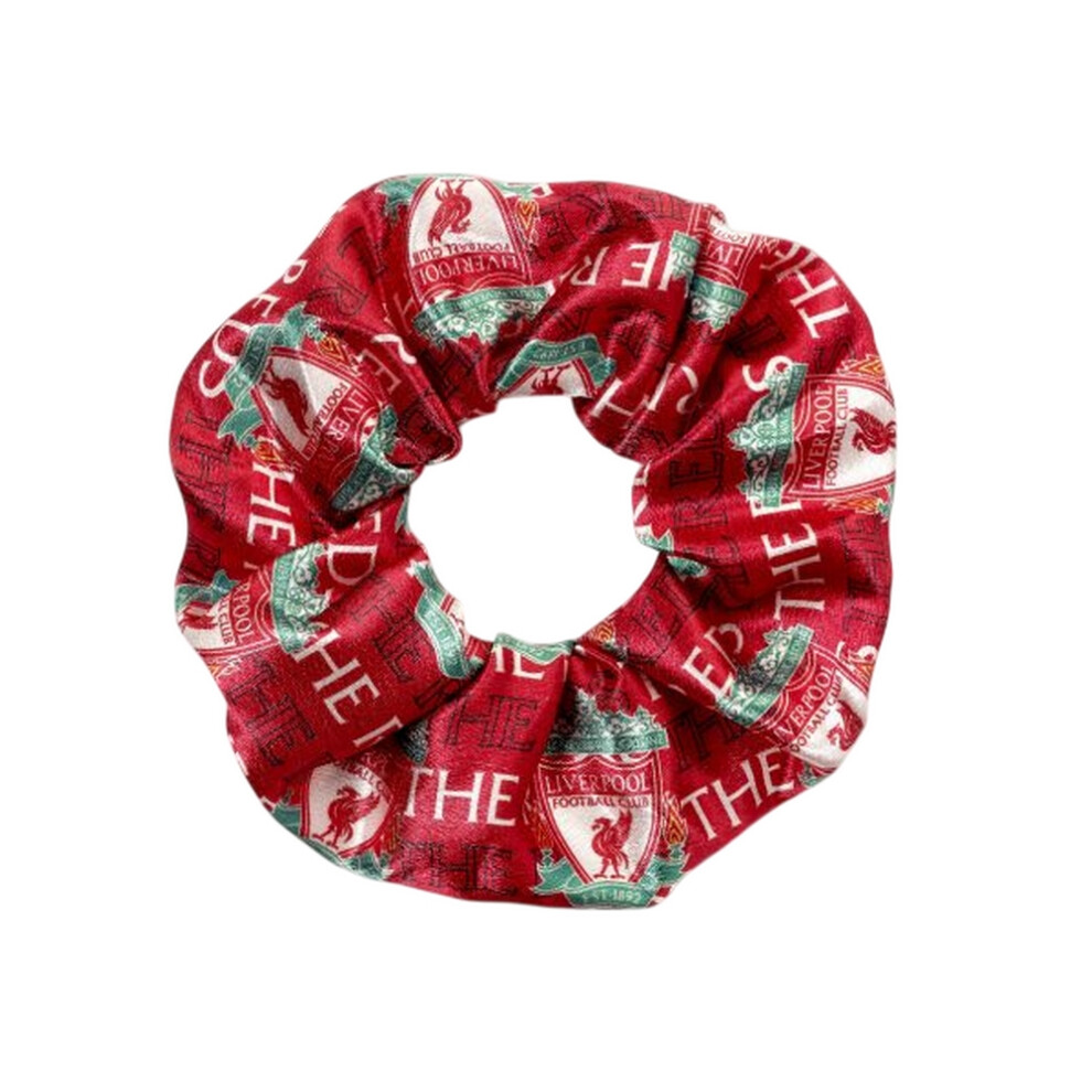 Liverpool Fc Crest Scrunchie Red