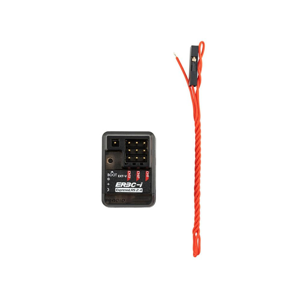 Exogio For Radiomaster Er3ci 3Ch Rx Receiver 2.4Ghz Elrs Pwm Receiver Built In Antenna For Rc Fpv Car Boat Truck