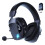 Cuffie da Gioco Wireless con Microfono Cuffie  2.4G USB 3.5mm Cablate 3 Modalità per PC, per Laptop, per PS4, per PS5, per  Nero 2