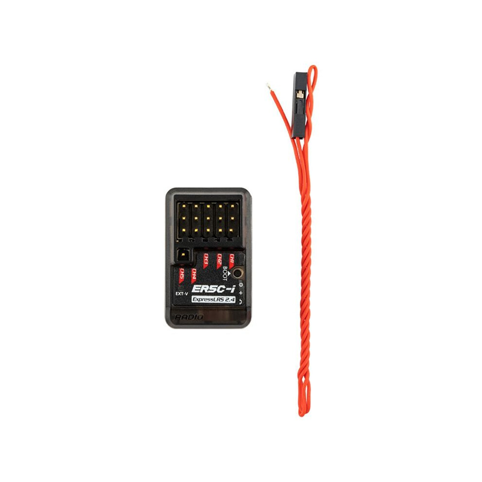 Exogio For Radiomaster Er5ci 5Ch Rx Receiver 2.4Ghz Elrs Pwm Receiver Built In Antenna For Rc Fpv Car Boat Truck