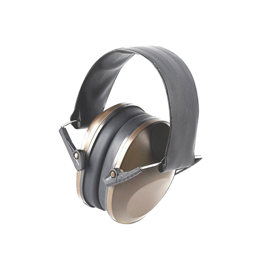 Photos - Cable (video, audio, USB) Noise-Canceling Earmuffs for Kids & Adults - Wireless, Adjustable Earmuffs for Workplace Hearing Protection Brown