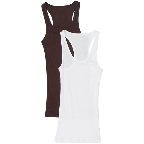 Γυναικεία & Plus μπλουζάκια γυμναστικής Cami Racerback με ριμπ ύφανση από βαμβάκι