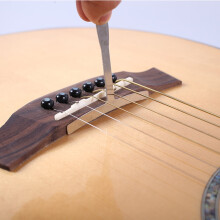 9 pezzi Calibro per chitarra Strumenti di misurazione per chitarre acustiche Argento