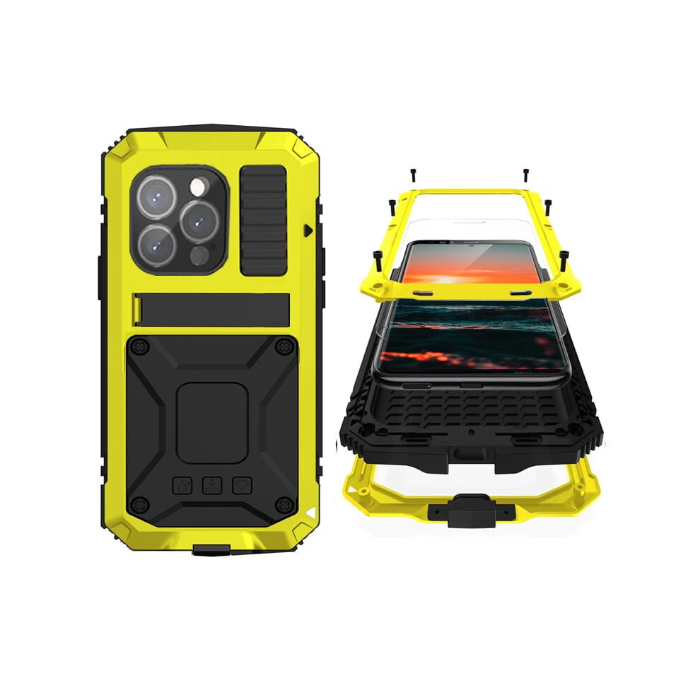 Metal Iphone 15 Pro Max Case Military-Grade Rugged With 9087558695910
