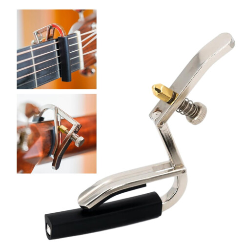 Capo i rustfritt stål for akustisk gitar A007V 1