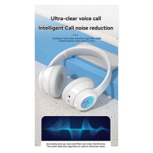 5.3 Active Noise Cancelling Headphones Wireless Light Weight Headset with HiFi Stereo Sound for Travel Work E