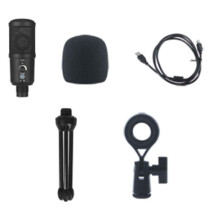 Gaming USB-Microfoon Ruisonderdrukking Condensatormicrofoon voor Pc Podcastmicrofoon met Boombeugel C
