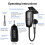 Saxophone Wireless Microphone System,2.4G Transmitter & Receiver for Wind Instruments,164FT Range,Plug & 7