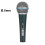 Metal Dynamic Microphone Wired Microphone for Karaoke Singing Wedding DJ Speech Dark  6.5mm 2