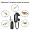 Saxophone Wireless Microphone System,2.4G Transmitter & Receiver for Wind Instruments,164FT Range,Plug & 6