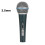 Metal Dynamic Microphone Wired Microphone for Karaoke Singing Wedding DJ Speech Dark  3.5mm Small 2