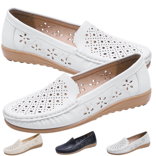 Γυναικεία slip-on φλατ παπούτσια, αναπνεύσιμα mesh loafers, γυναικεία παπούτσια, casual και