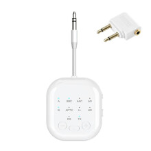 APTX-Adaptieve  5.3 Transceiver High-Definition Low Latency Draadloze Audio Adapter voor Vliegtuigen/TV/Auto