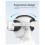 For Meta Quest3s Elite Headband, Comfortable to Wear, Ergonomic, Adjustable, Convenient Decompression Headset 5