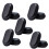 Headphone Bag Oval Headphone Storage Box Data Cable Packaging Box  Headphone Storage Bag Straw Mat Pattern 1