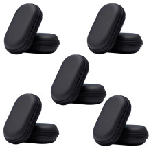 Headphone Bag Oval Headphone Storage Box Data Cable Packaging Box Headphone Storage Bag Flat