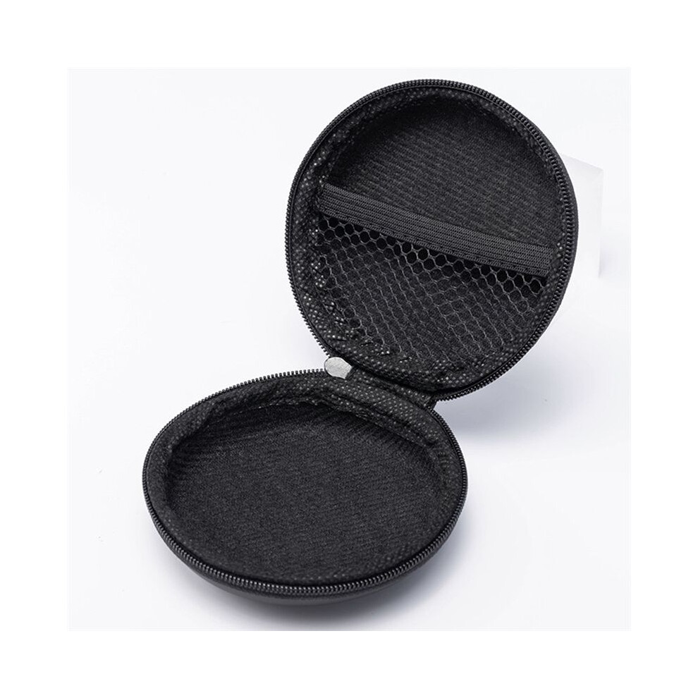 Round Earphone Bag, Neutral Zipper Bag, Earphone Storage Bag, Data Cable Earphone Packaging Box A 6133606783047