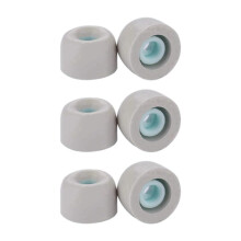 3Pairs Sound-Isolating and Noise-Reducing Earplugs Memory Foam Earmuffs for  WF-1000XM4  Headphones Gray-L