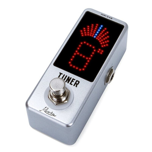 Rowin  Guitar Tuner Effektpedal LED-Display Gitarr Effektpedal Gitarrtillbehör Basgitarr
