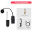 Violin Wireless Microphone Musical Instrument Microphone Stage Performance Audio Receiver and Transmitter Long Clip 2