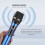 Draadloze One-To-Two Home Microfoon 6.35 Interface Professionele Handheld Microfoon voor KTV Performance Stage Blauw 3