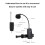 Violin Wireless Microphone Musical Instrument Microphone Stage Performance Audio Receiver and Transmitter Long Clip 4