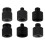6 Stuks Microfoonstandaardadapter, Camerastandaardadapter Microfoonschroefadapter Microfoondraadadapter voor Microfoons Camera'S Stands 1