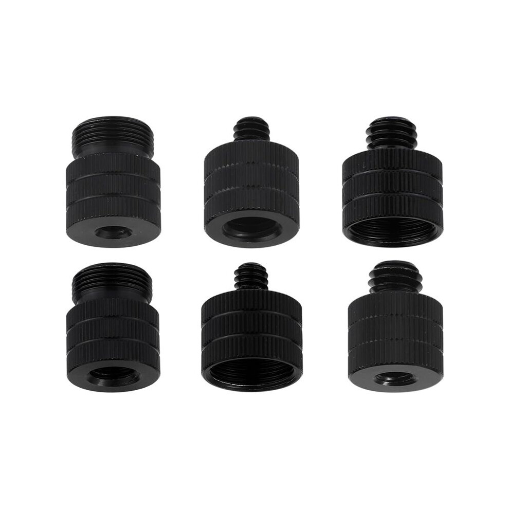 6Pcs Mic Stand Adapter, Camera Stand Adapter Mic Screw Adapter Mic Thread Adapter For Microphones Cameras Stands 6031271045579