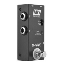 ABY Selector AB Guitar Effect Pedal True Bypass Guitar Bass Pedal AB Box - ABY Channel