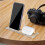 Universal Mobile Phone Desktop Holder Base Acrylic Headset Desktop Base for TWS Wireless  Headset Black 6