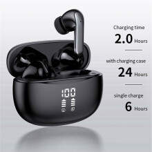 Wireless Earphones 5.3 Earphones Type-C Fast Charging Case Stereo in-Ear Earphones